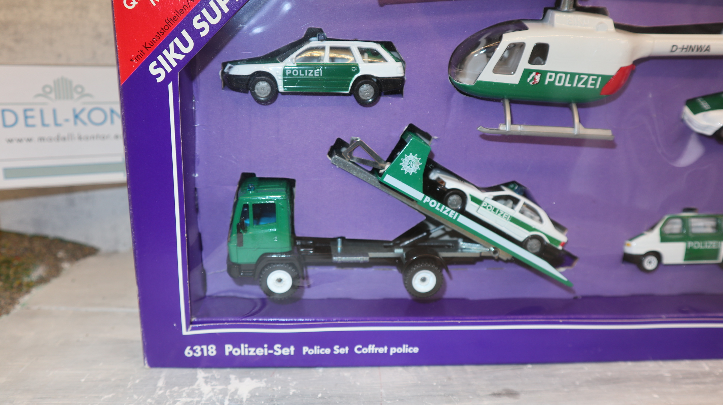 Siku 6318 in 1:55, Polizei-Set Version 1, NEU in OVP